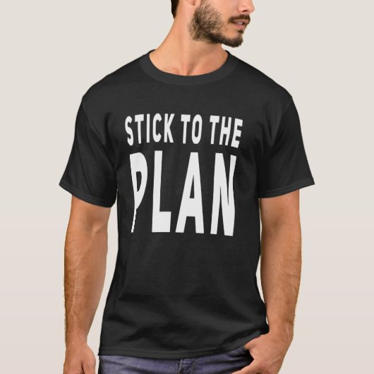 T-SHIRT S'EN TENIR AU PLAN (Devant)