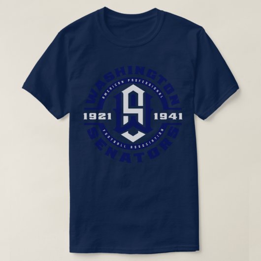 T-shirt Sénateurs de Washington 1 (Design devant)