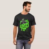 T-shirt Send It Venin Funny Quad Biking Four Wheelers (Devant entier)