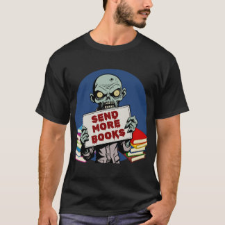 T-shirt Send More Books retro funny