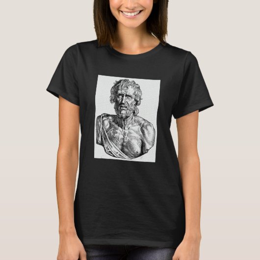 T-shirt Seneca Stoicism Roman Philosophy Ancient Rome His (Devant)