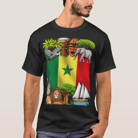 T-shirt Sénégal (Devant)