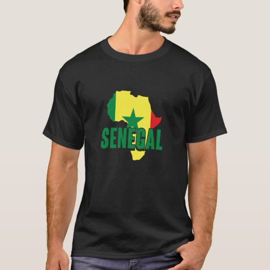 T-shirt Senegal African Pride and Heritage 2 (Devant)