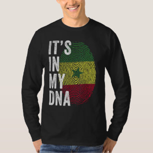 T-shirt Sénégal C'est Dans Mon ADN Empreinte Sénégalaise M