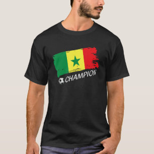 T-shirt Sénégal Champion Supporter de Football du Sénégal
