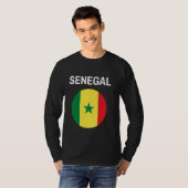 T-shirt Sénégal - Drapeau moderne (Devant entier)