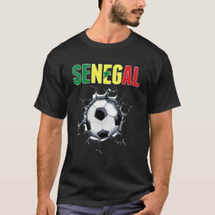 T-shirt Sénégal Fans De Football - Football Sénégalais En 