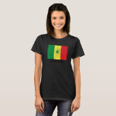 T-shirt Sénégal Flag Pride Senegalese Flag (Devant entier)
