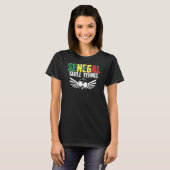 T-shirt Senegal Ping Pong Support Senegalese Table Tenni (Devant entier)