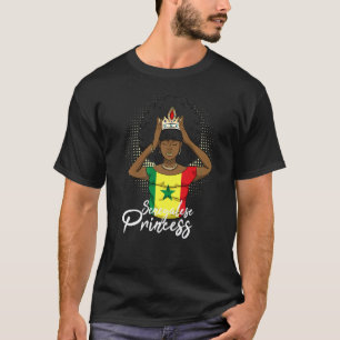 T-shirt Sénégal Sénégalais Afrique de l'Ouest Fière Prince