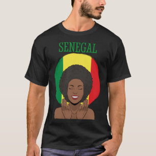 T-shirt Sénégal Sénégalais Afrique de l'Ouest Fière Prince