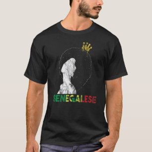 T-shirt Sénégal Sénégalais Afrique de l'Ouest Fière Prince