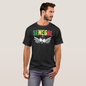 T-shirt Senegal Table Tennis   Support Senegalese Ping Pon (Devant entier)