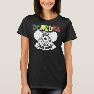 T-shirt Sénégal tennis de table soutien Ping-Pong sénégala