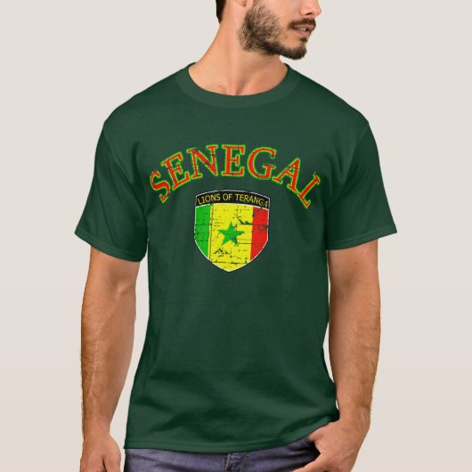 T-shirt sénégalais du football (Devant)