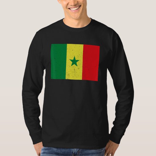 T-shirt Senegalese Senegal Flag Pride Senegalese Flag (Devant)