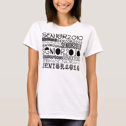 T-shirt Senior 2010 - Chemise (Devant)