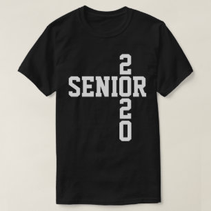 T-shirt Senior 2020 white Text Class of 2020