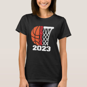 T-shirt Senior 2023 Class of 2023 Graduation Basketball Pl