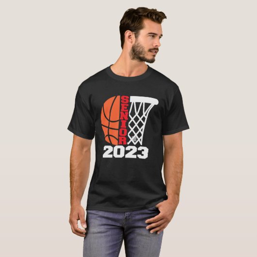 T-shirt Senior 2023 Class of 2023 Graduation Basketball Pl (Devant entier)