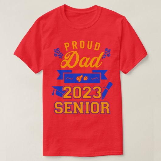 T-shirt Senior 2023 Classe de 2023 Graduate 5 (Design devant)