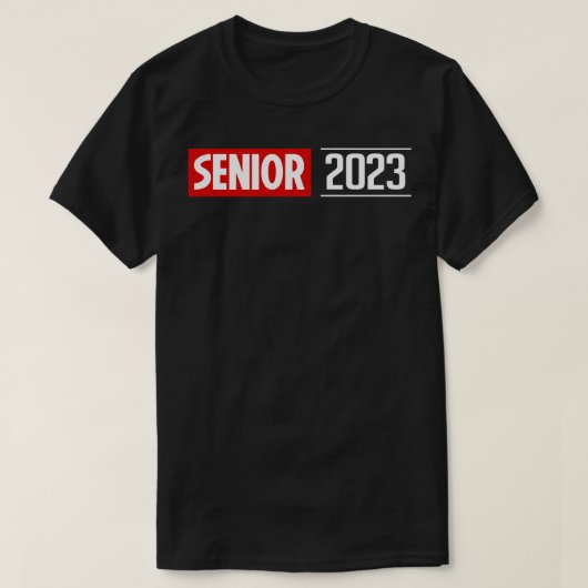 T-shirt Senior 2023 Classe de 2023 Graduate 8 (Design devant)