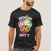 T-shirt Senior 2023 Uno Out Class Of 2023 (Devant)