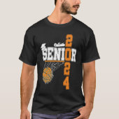 T-shirt Senior 2024 Classe Of 2024 Graduate Basketball Gra (Devant)