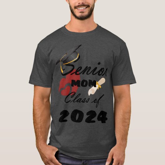 T-shirt Senior 2024 garçon (Devant)