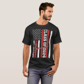 T-shirt Senior 2024 Graduation Class of 2024 American Flag (Devant entier)