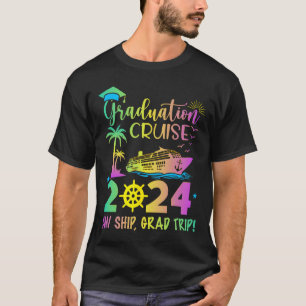T-shirt Senior 2024 Graduation Cruise Aw Navire Grad Trip 