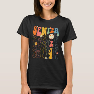 T-shirt Senior 2024 Retro Class of 2024 Back To School Gr