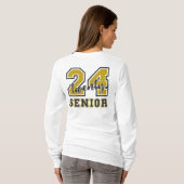 T-shirt Senior 2024, Senior Gift Graduation Back and Front (Dos entier)