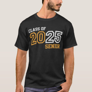 T-shirt Senior 2025 Class of 2025 Back to School