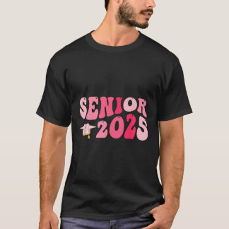 T-shirt Senior 2025 Coquette Rose Ruban Cl De 2025 Ck À L'