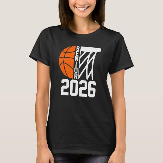 T-shirt Senior 2026 Class of 2026 Graduation Basketball Pl (Devant)