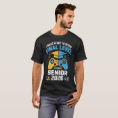 T-shirt Senior 2026 Gamer Graduation (Devant entier)
