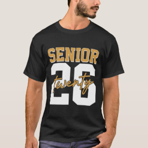 T-shirt Senior 2026 Rétro Promotion 2026 Diplômé 2026 Homm
