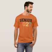 T-shirt Senior 2027 Retro Vintage boy (Devant entier)