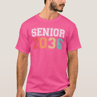 T-shirt Senior 2036 Graduation Retro Vintage funny