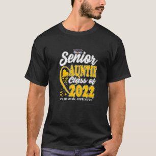T-shirt Senior 22 - Auntie Class Of 2022 Senior Heart Grad