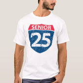 T-shirt Senior 25 Interstate (Devant)