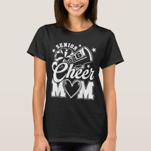 T-shirt Senior Cheer Mom 2026 Fier maman Pom-pom girl Cl O