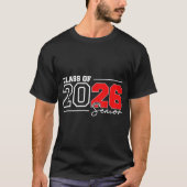 T-shirt Senior Class Of 2026 Graduation Senior 2026 Back (Devant)