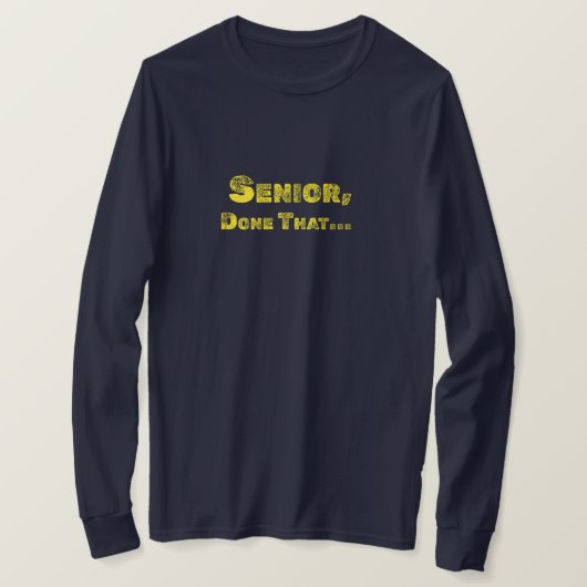 T-shirt Senior, drôle Tee (Design devant)