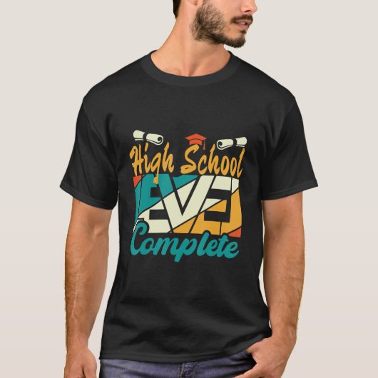 T-shirt Senior Gamer 2023 High School Level Complete 2023 (Devant)