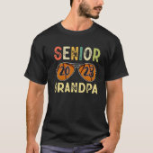 T-shirt Senior Grandpa 2023 Cool Fier Basketball Senior G (Devant)