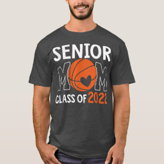 T-shirt Senior Mom Class Of 2022 Basketball Maman Graduati