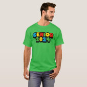 T-shirt Seniors 2024 friends (Devant entier)