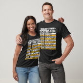 T-shirt Seniors Code Textes Code Drôle Vieux Cadeau (Unisexe)